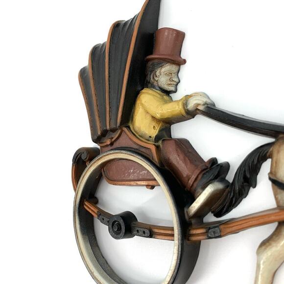 Vintage 1975 Homco Model T and Horse and Buggy Wall Hangings MCM Nostalgia USA - Picture 8 of 15